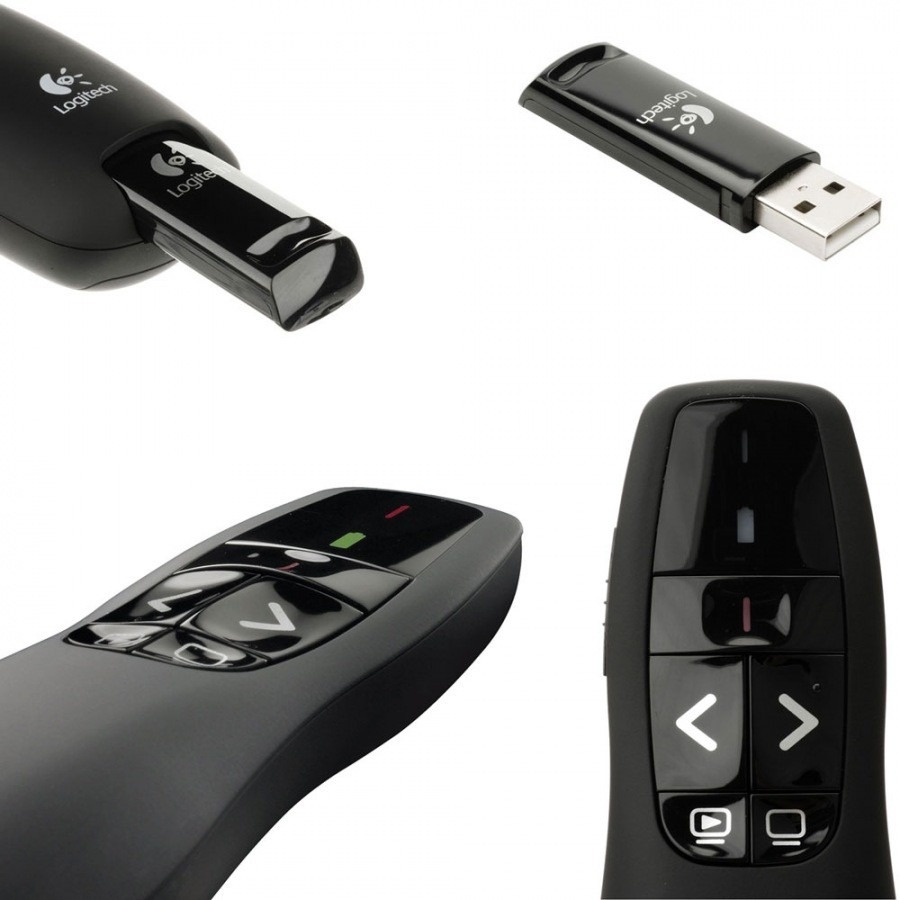 Logitech Wireless Presenter R400 – Presentador inalámbrico con