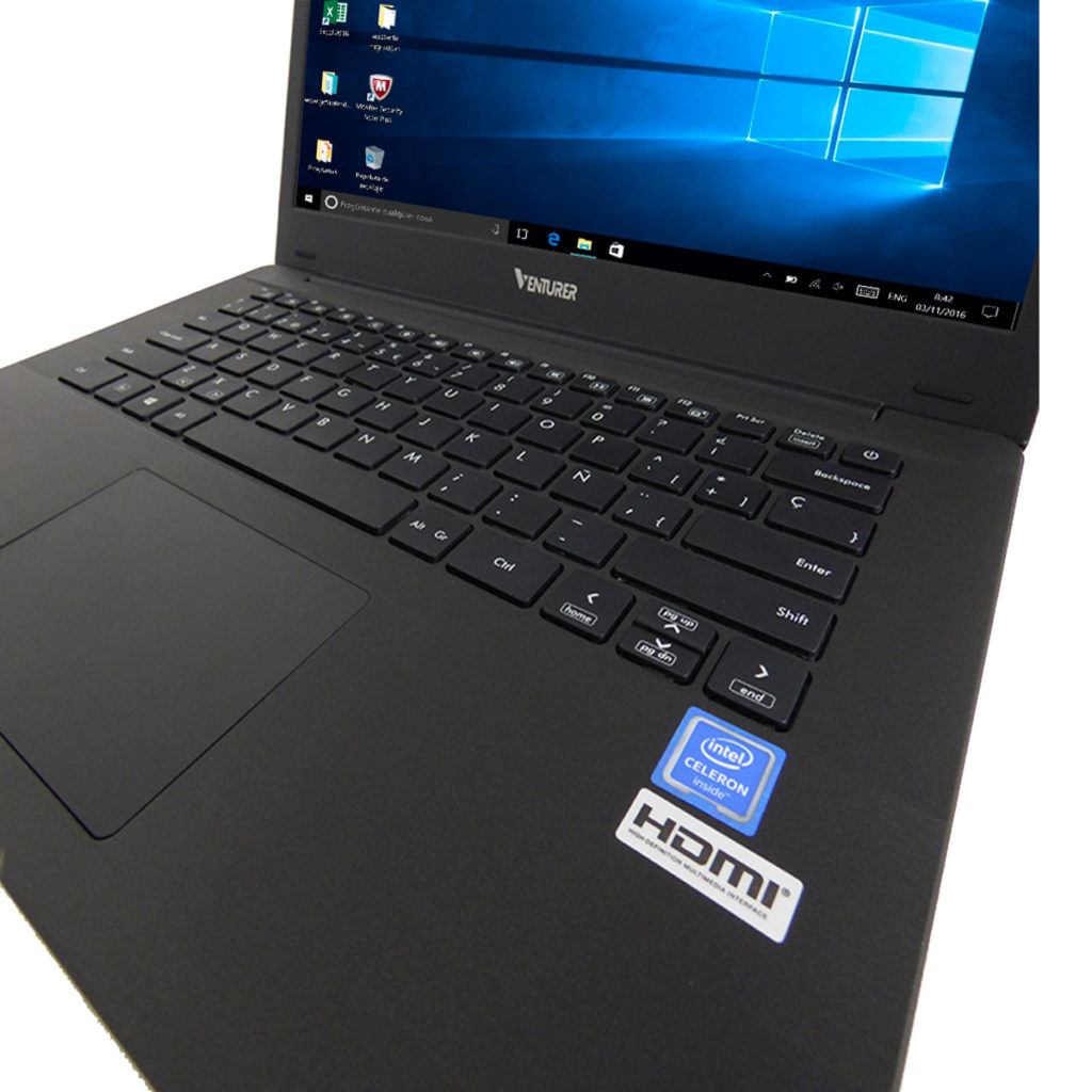 Inicio Notebooks Notebook Venturer Intel® Celeron® N4000 4gb Ram 128gb Ssd 14″ Fhd Windows 6187