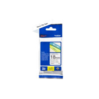 Cinta BROTHER ROTULADORAS NEGRO/BLANCO 18MM PTP750