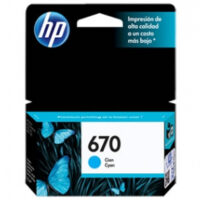 Cartucho HP 670 CYAN