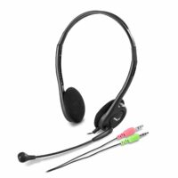 Auricular Genius HS 200C con micrófono negro