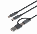 Cable multifuncional para carga 5 en 1 XTECH