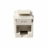Ficha Jack Furukawa RJ45 Hembra Cat.6 Beige