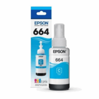 Tinta Epson T664 L200 - CYAN