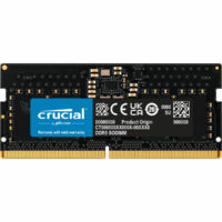Memoria PC CRUCIAL 8GB 4800MHz DDR5 CL40 1.10V Single Negro SODIMM