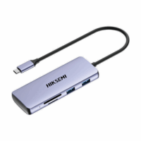 Hub HIKSEMI 8en1 USB Type C HDMI SD USB 3.0 x3 / USB 2.0