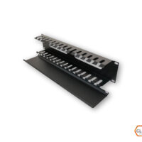 RACK GLC ORGANIZADOR DE CABLE 2U C/TAPA GLC