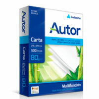 CAJA X 10 RESMAS LEDESMA AUTOR 80GRS CARTA