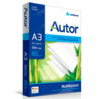 CAJA X 5 RESMAS LEDESMA AUTOR 80GRS A3