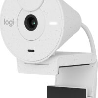 Camara web Logitech Brio 300 - Blanco 1080p, USB-C, SAMR