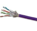 Cable FTP Blindado CAT7A, 23AWG, 305m, Violeta - CPR E10