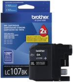 Cartucho BROTHER LC-107 1,200 PAG (NEGRO)