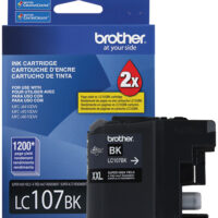 Cartucho BROTHER LC-107 1,200 PAG (NEGRO)