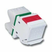 Copper, Outlet, ULTRAMAX, UTP, Category 6, RJ45, Keystone, White, Punch down, T568A/B, Bulk Pack