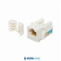 JACK RJ45 HEMBRA CAT.5 GLC 110 IDC A/B  BLANCO