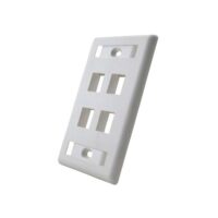 Placa Frontal Furukawa 4 Posiciones Blanco