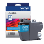 Cartucho de Tinta Brother LC402XLCS CYAN P/ MFCJ5340DW (1.500 PÁG)