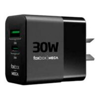 CARGADOR DE PARED MEGA 100W BLANCO C/CAB