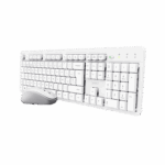 Kit Teclado y mouse Trust Ody II White