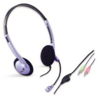 AURICULARES + MIC GENIUS HS-02B PC + SINGLE JACK
