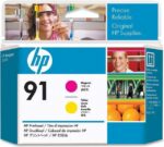 HP  91  CAB MAG Y AMARILLO C9461A P/Z6100