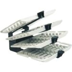 Commscope Set 4 Bandejas de Empalme 1U, Blanco/Negro