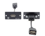 Wall Plate Inserción Kramer Wu-aa-g Usb (a / A) Gris