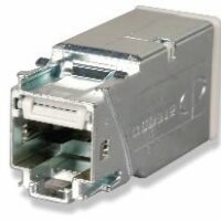 Copper, Outlet, ZMAX, Shielded, Category 6A, RJ45, Panel Mount, Tool-Less, T568A/B, 24 Bulk Pack