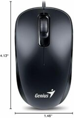 Mouse GENIUS DX-123 USB BLACK/GREY