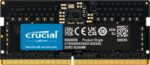 Memoria PC CRUCIAL CT 8GB DDR5 4800MHz CL40 1.10V Single Negro SODIMM