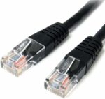 CABLE PC CAT. 5E NEGRO 1.8M