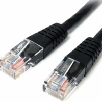 CABLE PC CAT. 5E NEGRO 1.8M