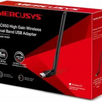 Placa de Red USB Mercusys AC650 con Antena 5dBi