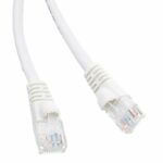 Patch Cord, RJ45, RJ45, Category 6A, F/UTP, T568A/B, Stranded, LSOH-1, White Cable, White Boot, 3 Meter, 26 AWG