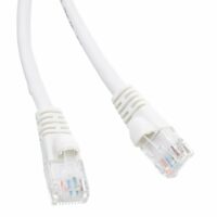 Patch Cord, RJ45, RJ45, Category 6A, F/UTP, T568A/B, Stranded, LSOH-1, White Cable, White Boot, 3 Meter, 26 AWG