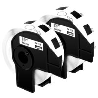 ROLLO ETIQ BROTHER DK1219 12MM REDONDA 1200 ETIQ