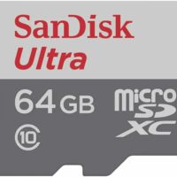 MEM SANDISK MICRO SD 64GB CLASE 10+ADAP