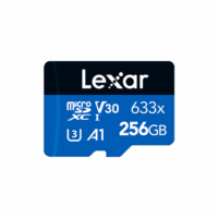 MicroSD LEXAR High-Performance 633x 256GB microSDXC UHS-I Card BLUE Series