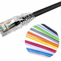 Cable NPC Cat6 UTP 2,44cm Negro