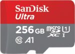 Memoria MicroSD Sandisk Ultra 256GB C10 c/ada 100M