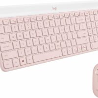 Combo Slim Teclado + Mouse Inalámbrico Logitech MK470 – Rose/SPA