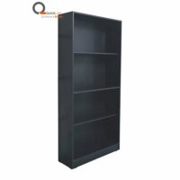 BIBLIOTECA ALTA CIEGA QUICKLINE (NEGRO-CEDRO)