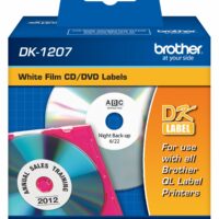 ROLLO ETIQ BROTHER DK1207 58MM P/CD-DVD 100 ETIQ