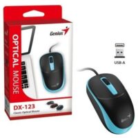 Mouse GENIUS DX-123 USB BLACK/BLUE