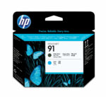 HP  91  CAB NEGRO MATE Y CIAN C9460A P/Z6100 VENCI HP