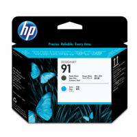 HP  91  CAB NEGRO MATE Y CIAN C9460A P/Z6100 VENCI HP