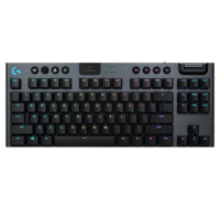 Teclado Inalámbrico Logitech G915 TKL LIGHTSYNC RGB Mecánico, Gamer, GL Táctil, Negro