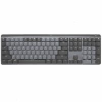 Teclado Mecánico Logitech MX (Switch Tactile Quiet, Bluetooth/Dongle USB, Español, Grafito)