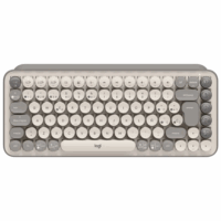 Teclado Logitech Pop Keys Mecanico Mist Sand 920-011518