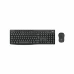 Combo Teclado Y Mouse Logitech Mk370 Bluetooth Español Negro